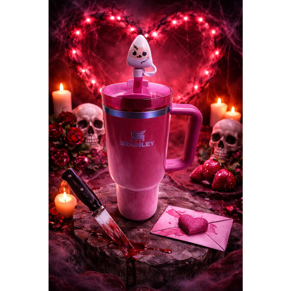 📢STANLEY BERRY TRUFFLE VALENTINES DAY FLOW-STATE TUMBLER 40OZ IN HAND SOLD OUT!